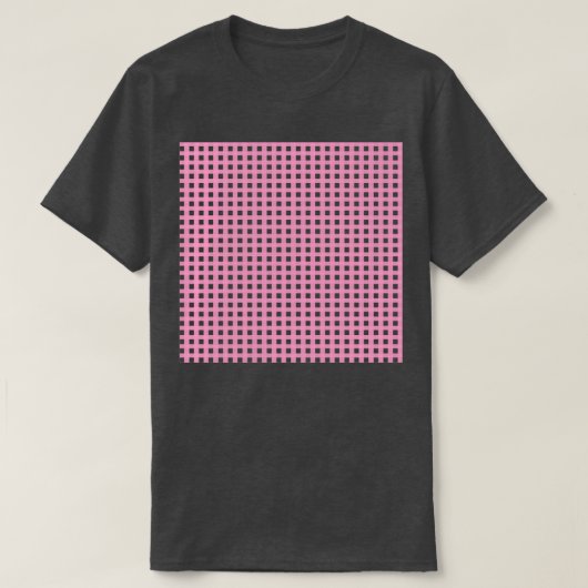 Roze speldenroze t-shirt (Design voorkant)