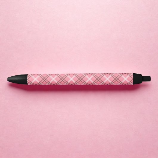 Roze speldenroze zwarte inkt pen