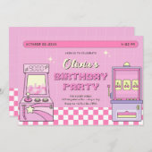 Roze spelhal  kaart (Voorkant / Achterkant)