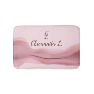 Roze spetterglamour kleurrijke pastel rook badmat