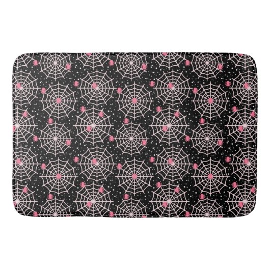 Roze spieren en websites badmat (Voorkant)