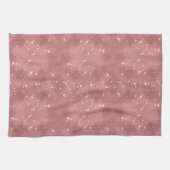 Roze spikkels theedoek (Horizontaal)
