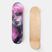Roze spin persoonlijk skateboard (Voorkant)