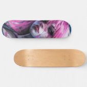 Roze spin persoonlijk skateboard (Horizontaal)