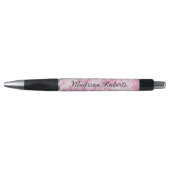 Roze spiraal aangepaste naam pen (Voorkant)