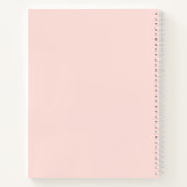 Roze spiraal notebook notitieboek (Achterkant)