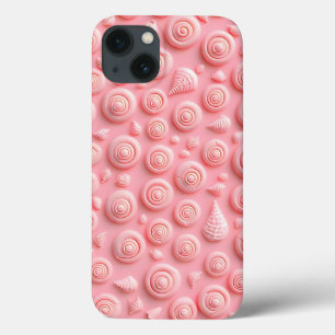 Roze Spiraalpatroon iPhone Hoesje Vrouwelijke Look