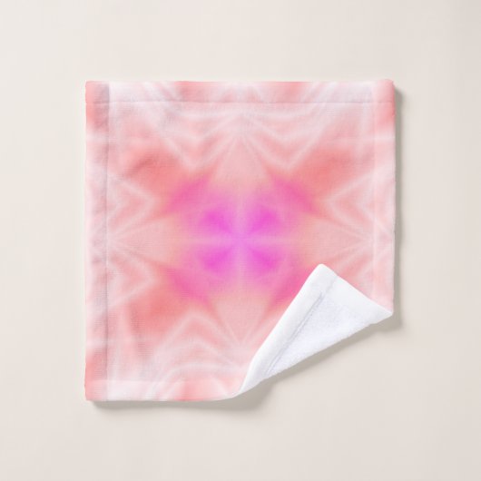 Roze Splash Bad Handdoek (Wasdoekje)