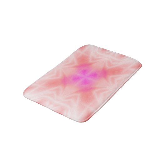 Roze Splash Badmat (Gekanteld)