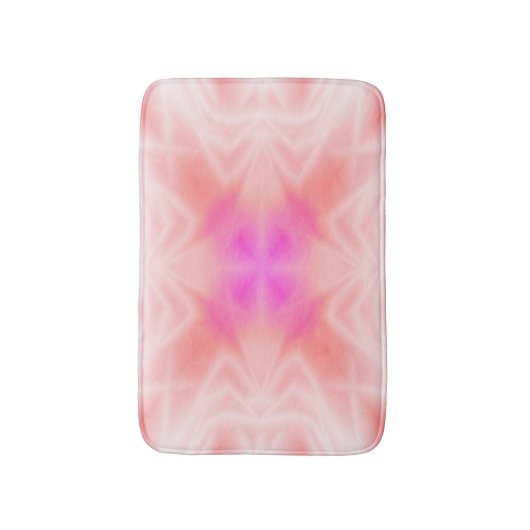 Roze Splash Badmat (Voorkant Verticaal)