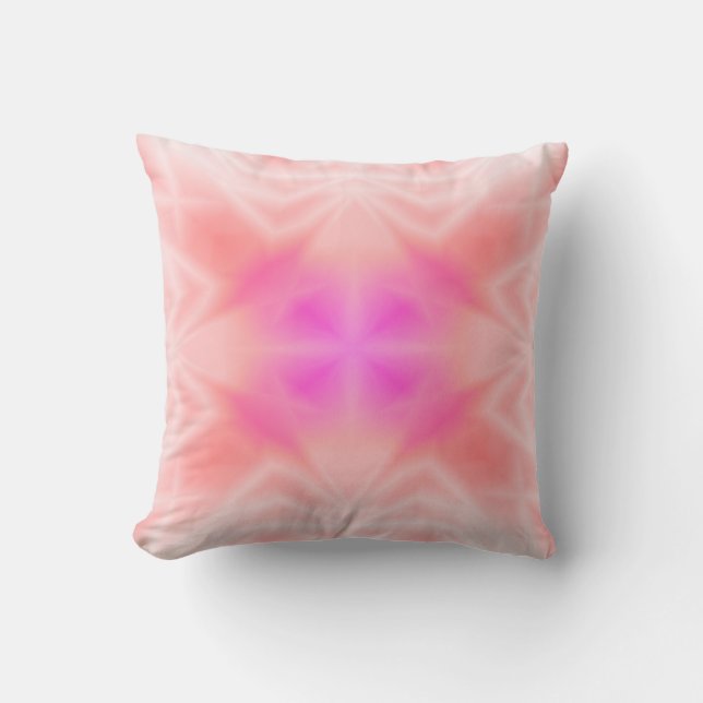 Roze Splash Kussen (Voorkant)