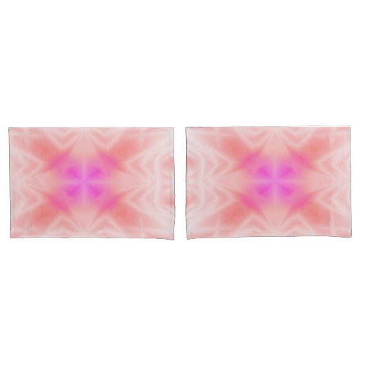 Roze Splash Kussensloop (Voorkant-Set)