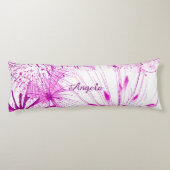 Roze Splash Lichaamskussen (Achterkant)
