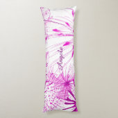 Roze Splash Lichaamskussen (Achterkant (Verticaal))