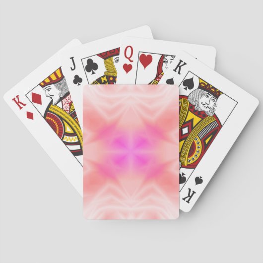 Roze Splash Speelkaarten (Achterkant)