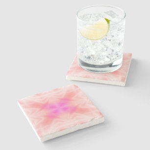 Roze Splash Stenen Onderzetter