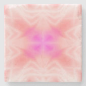 Roze Splash Stenen Onderzetter (Voorkant)