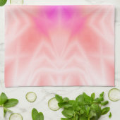 Roze Splash Theedoek (Gevouwen)