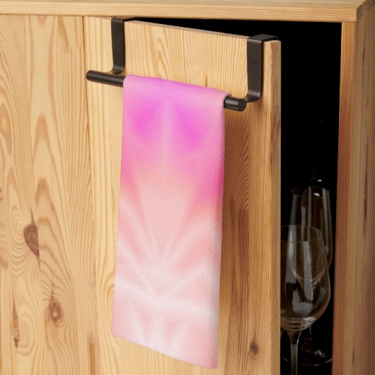 Roze Splash Theedoek (Derde Gevouwen)