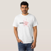 Roze Splatter - Goed Jongen - Gay Pride, Plezier T-shirt (Voorkant volledig)