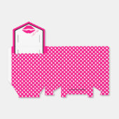 Roze spoelen en poka Dots Girly Gift Box Bedankdoosjes (Uitgevouwen)