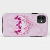 Roze spoelroos Case-Mate iPhone case (Achterkant (horizontaal))