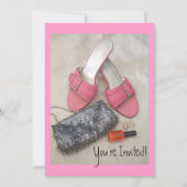  roze spoelroze spoelen op zaterdag of kaart (Voorkant)