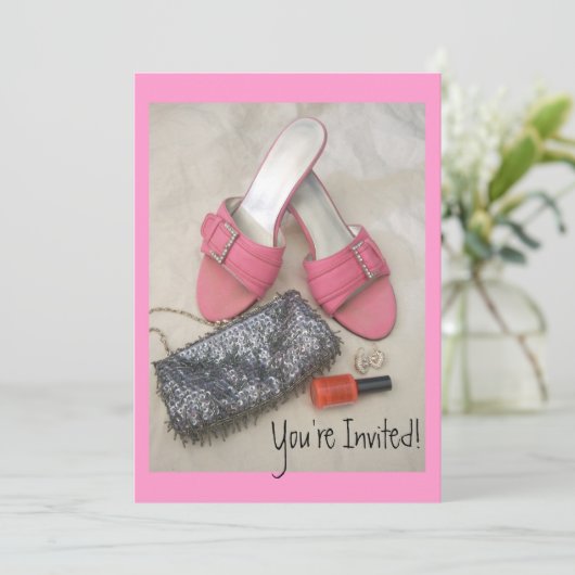  roze spoelroze spoelen op zaterdag of kaart (Staand voorkant)