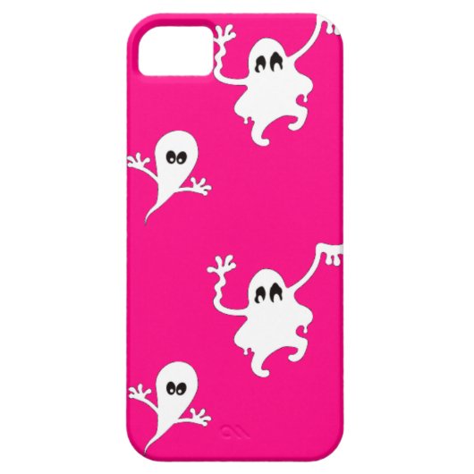 roze spoken Case-Mate iPhone case (Achterkant)