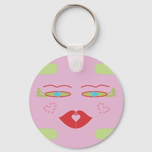 Roze Sponap, Cocorroli.ai Sleutelhanger (Voorkant)