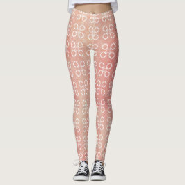 Roze Spons en Cirkels Leggings