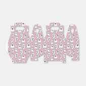 Roze spook Halloween Bedankdoosjes (Uitgevouwen)
