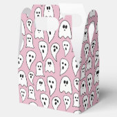Roze spook Halloween Bedankdoosjes (Geopend)