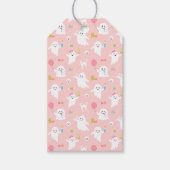 Roze Spook Halloween Gift Label Roze Halloween Gif Cadeaulabel (Voorkant)