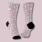 Roze spook Halloween Sokken