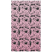 Roze Spookachtige Geest Vol Gradient Verspreiding Tafelkleed (Voorkant)