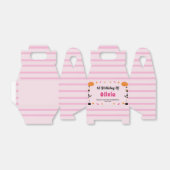 Roze Spooky Halloween Leuk Spook Verjaardagsfeest Bedankdoosjes (Uitgevouwen)