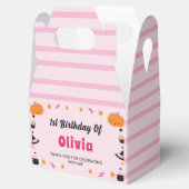 Roze Spooky Halloween Leuk Spook Verjaardagsfeest Bedankdoosjes (Geopend)