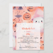 Roze Spooky One Halloween Verjaardag Kaart (Voorkant)