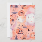 Roze Spooky One Halloween Verjaardag Kaart (Achterkant)