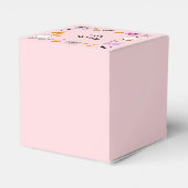 Roze Spooky One Schattige Ghost Halloween 1st Birt Bedankdoosjes (Achterkant)