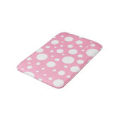 Roze spots Bath Mat (Gekanteld)