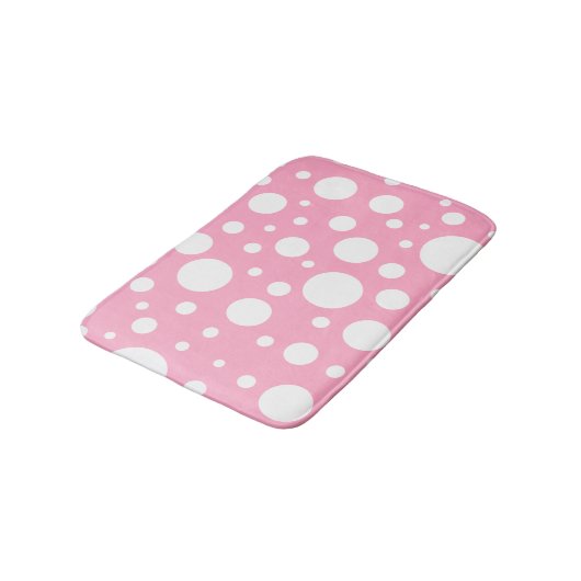 Roze spots Bath Mat (Gekanteld)