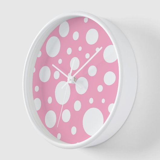 Roze spots klok (Hoek)