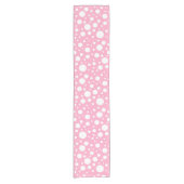 Roze Spots Table Runner Korte Tafelloper (Voorkant)