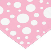 Roze Spots Table Runner Korte Tafelloper (Hoek)