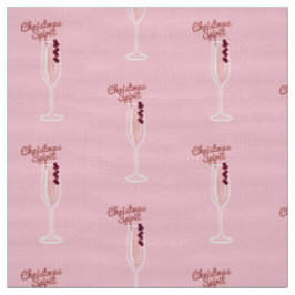 Roze sprankelende kerst stof