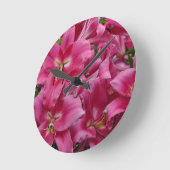 Roze spreeuwen ronde klok (Hoek)