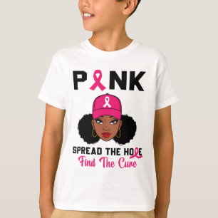 Roze spreid de hoop uit en vindt de zuivere borstk t-shirt