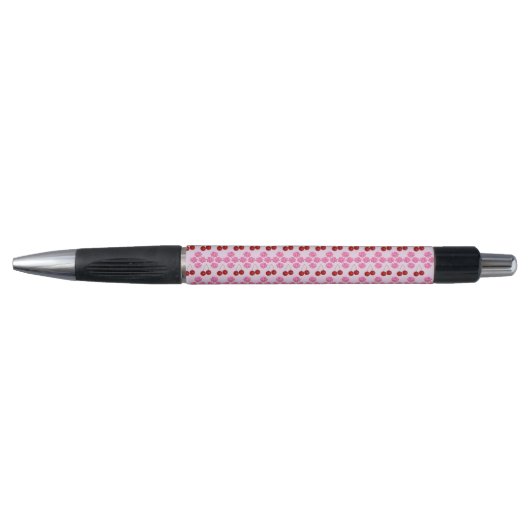 Roze Spring Cherry Blossom en kersen gepatterd Pen (Voorkant)